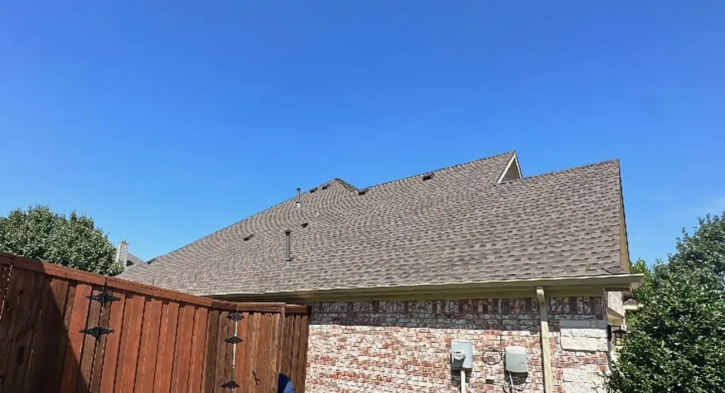 Completed roof replacement project in Sulphur Springs